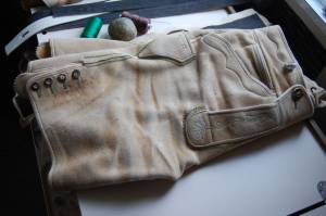 kurze Lederhose (mit schöner Patina)